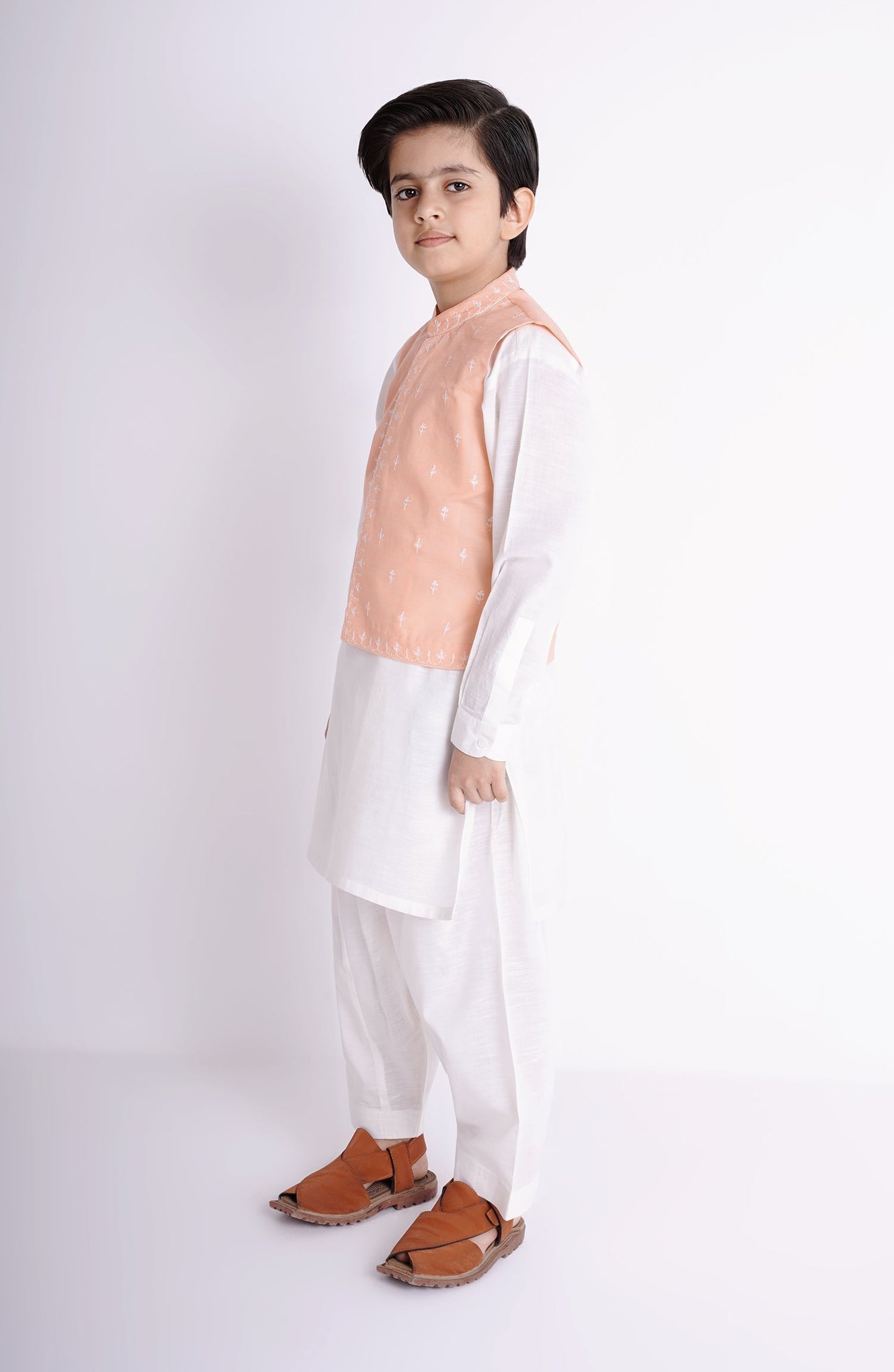 Embroidered 3Pcs Infant Suit