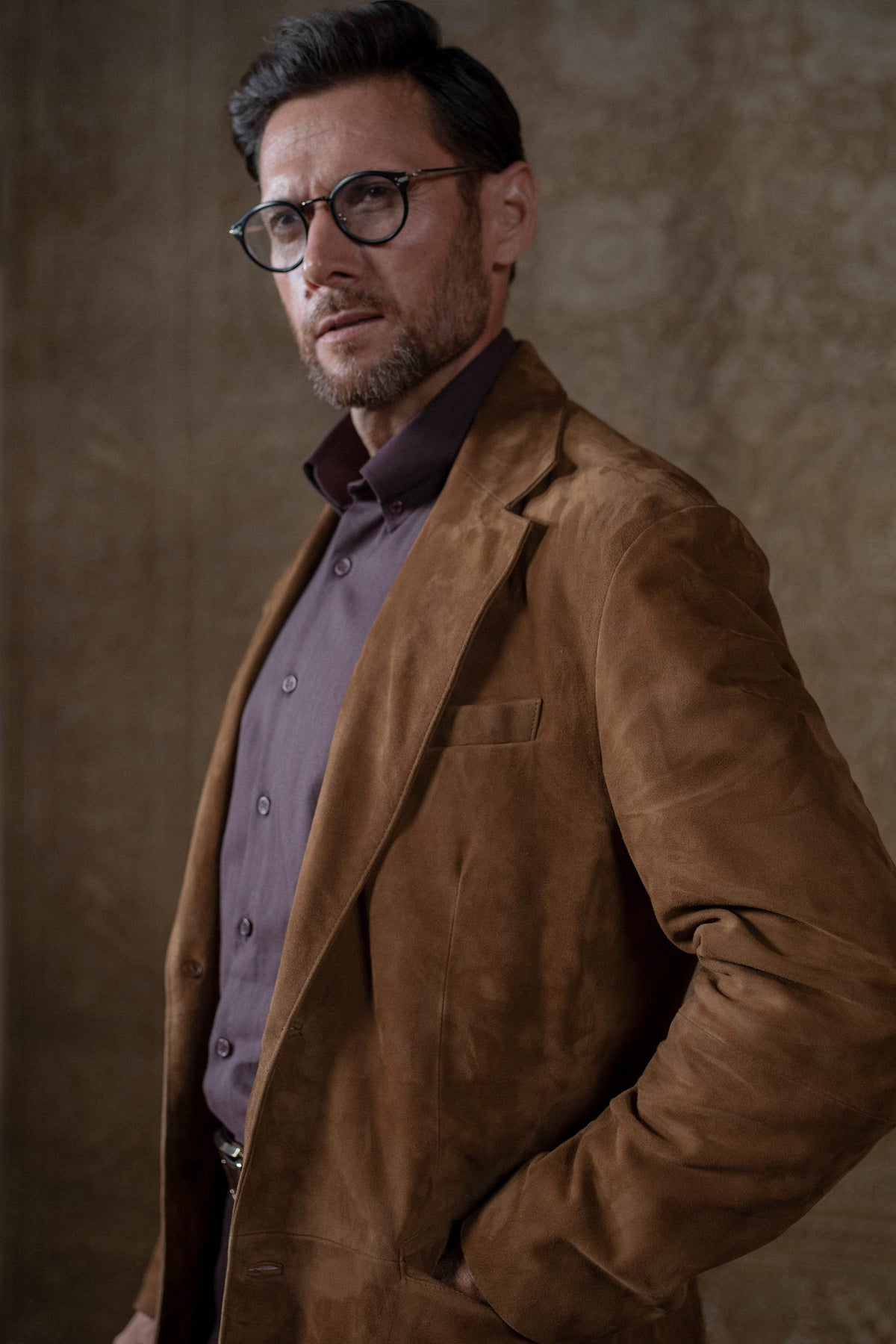 Icon Suede Suit Jacket - SLJ402426