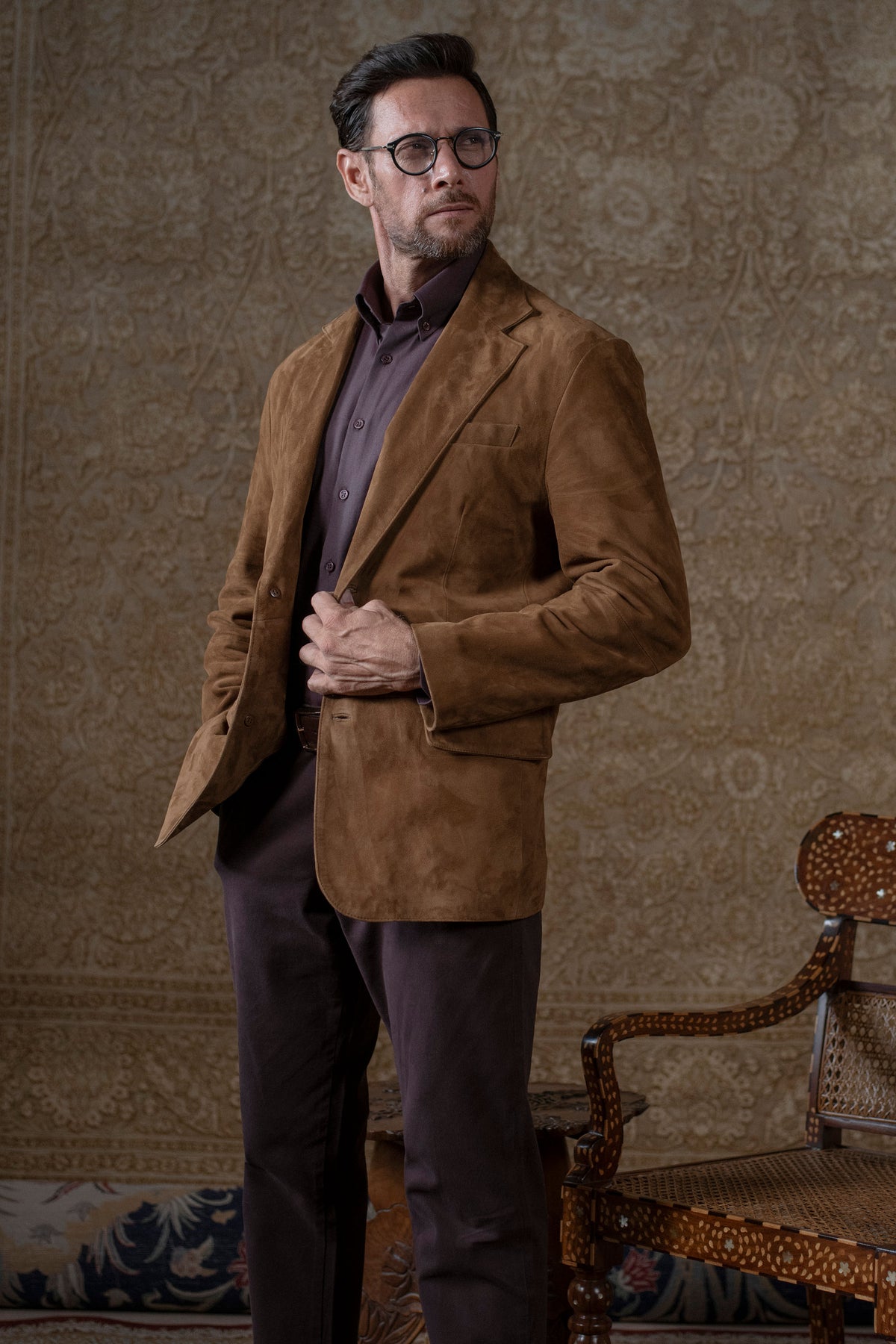 Icon Suede Suit Jacket - SLJ402426