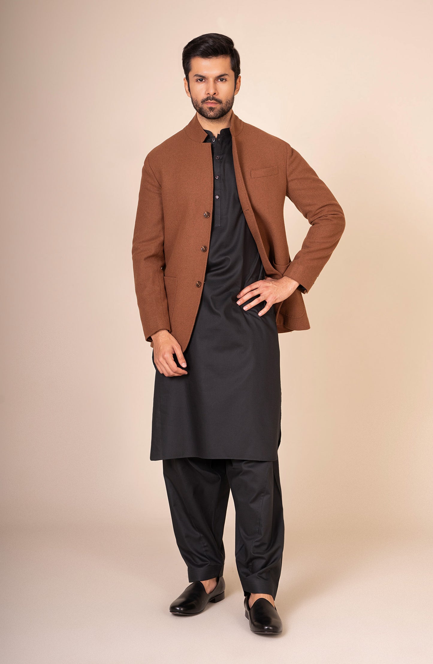 Basic Men Wool Coat - SMC704425