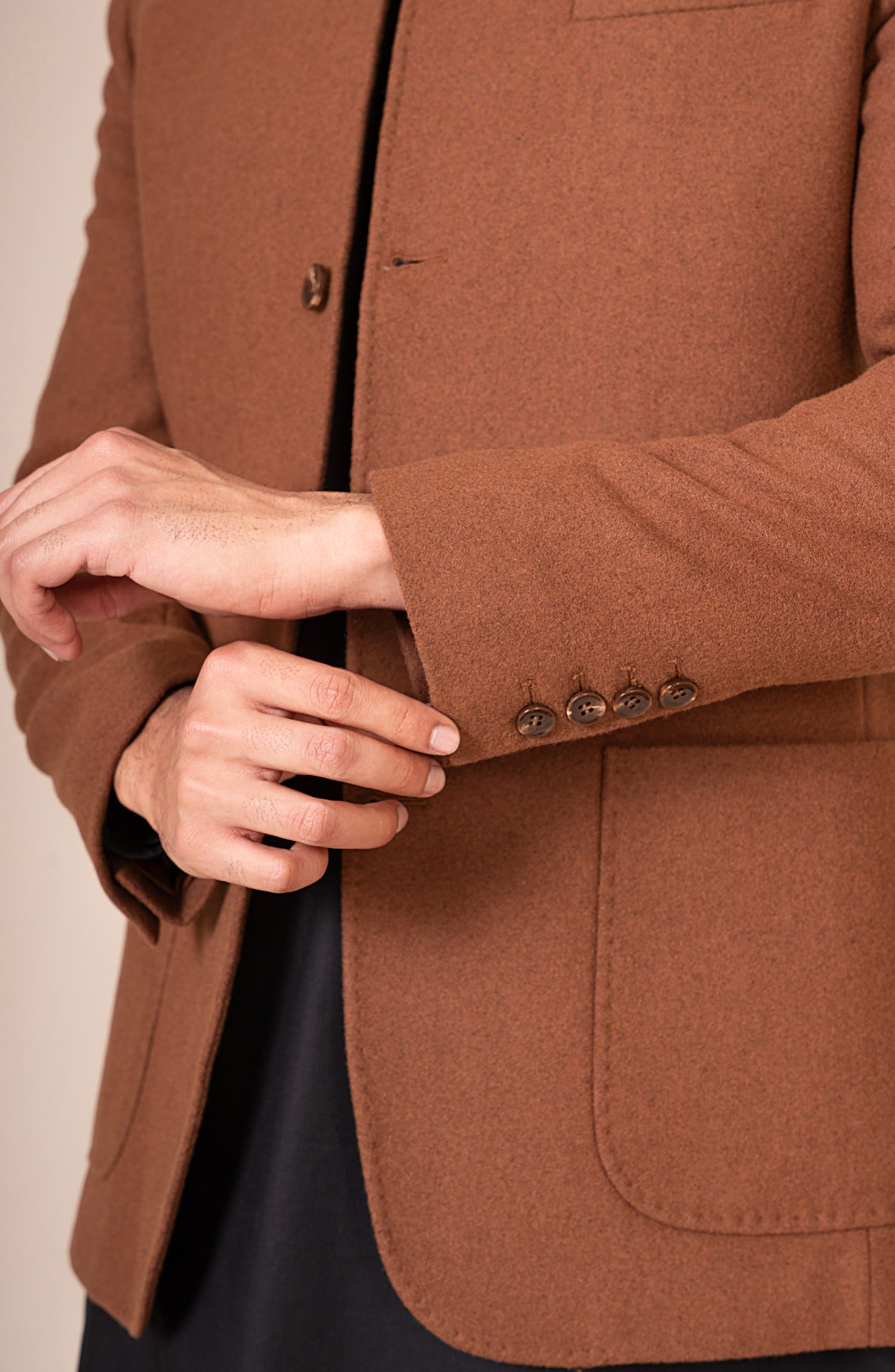 Basic Men Wool Coat - SMC704425
