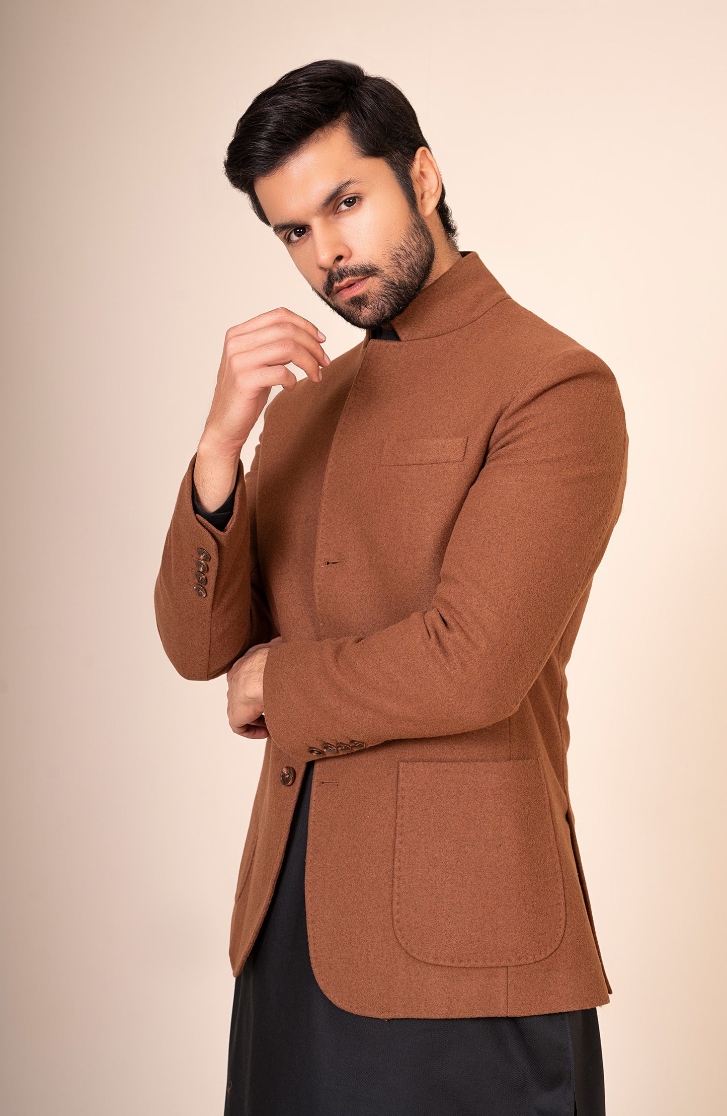 Basic Men Wool Coat - SMC704425