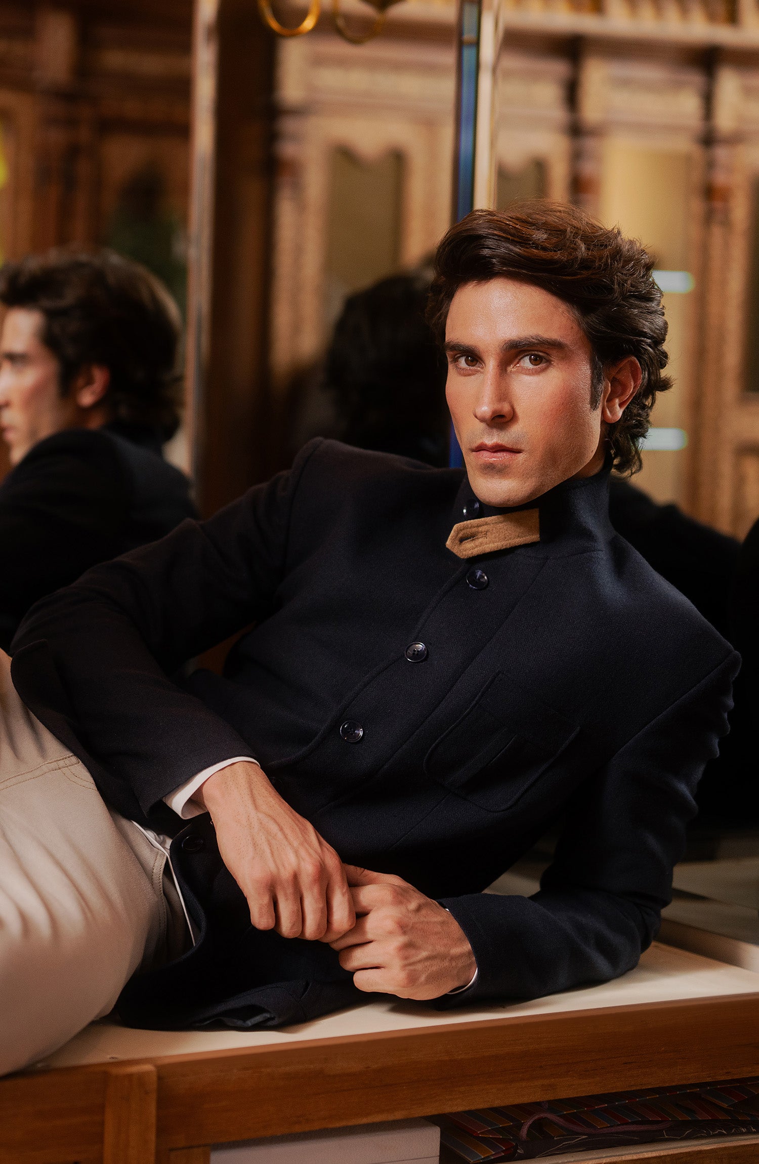 Basic Men Wool Coat - SMC707425 - Shop Now at Shahnameh