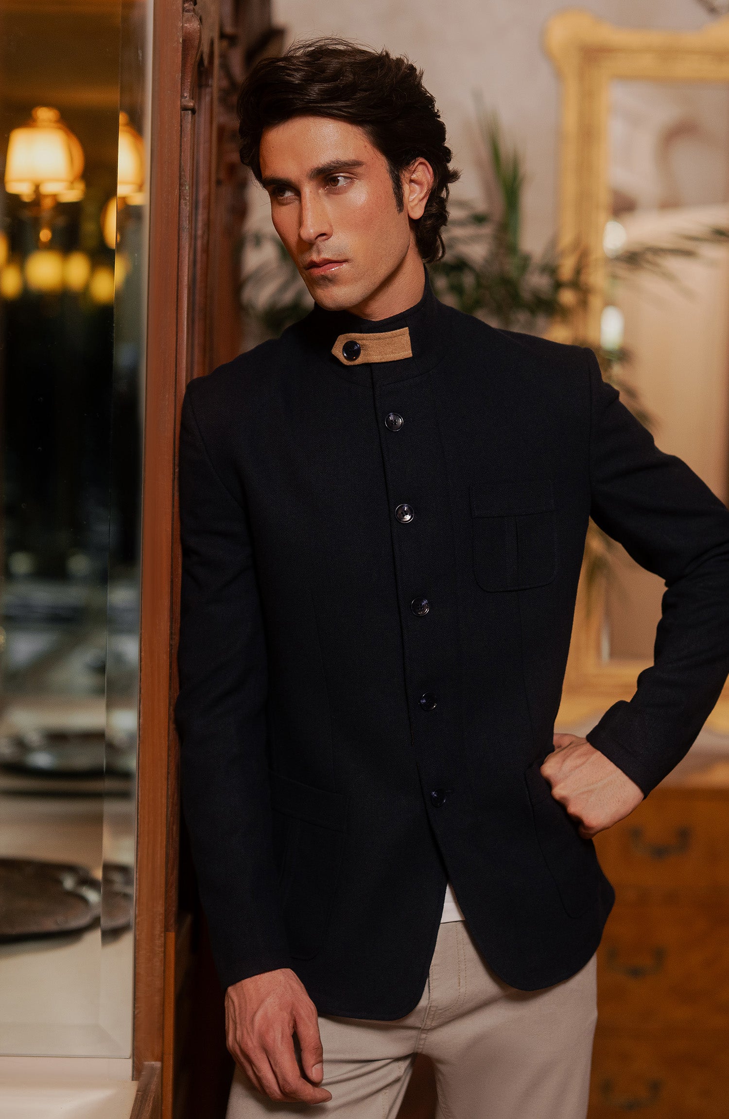 Basic Men Wool Coat - SMC707425 - Shop Now at Shahnameh