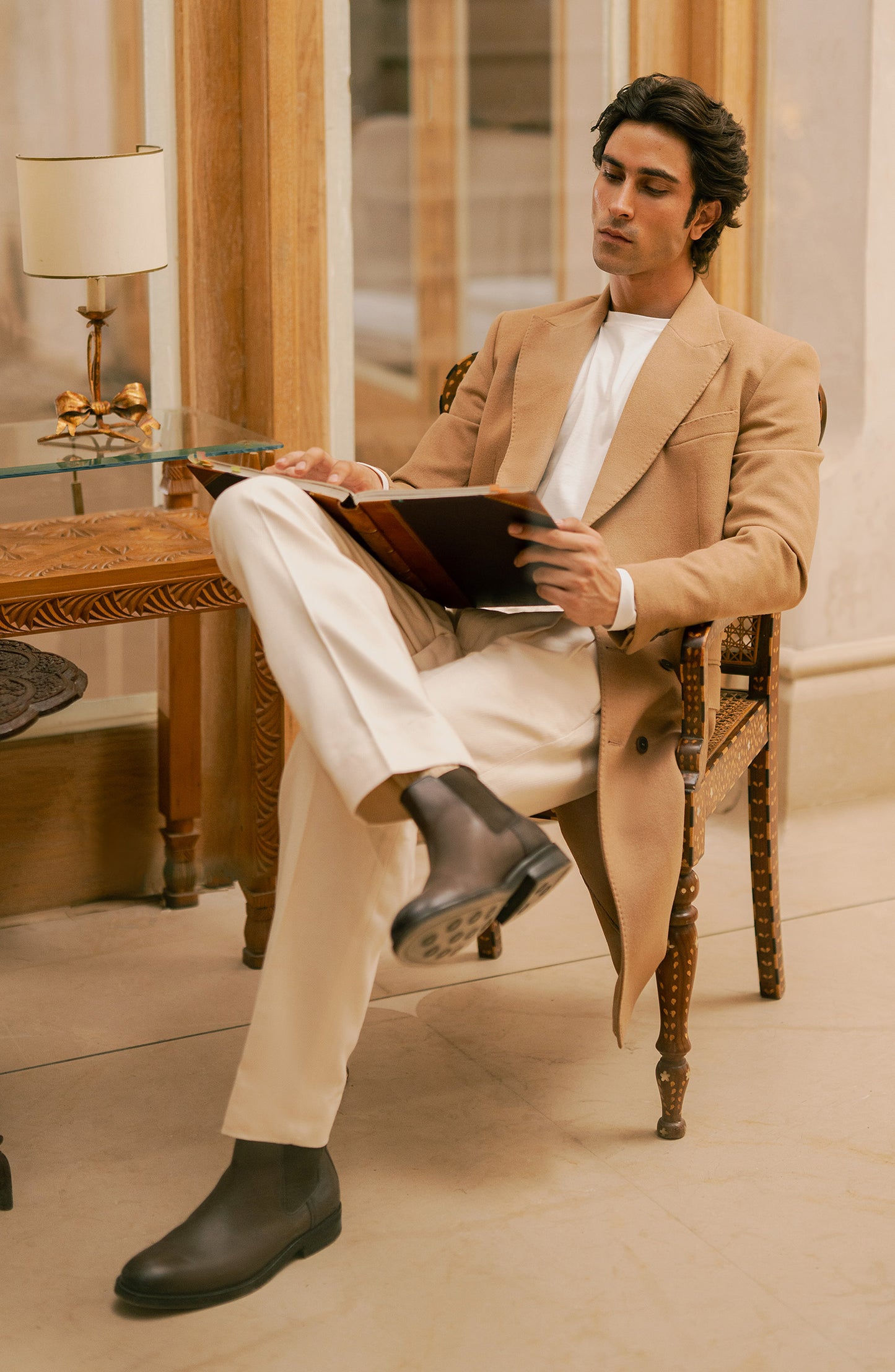 Basic Men Long Coat - SMC710425 - Shop Now at Shahnameh