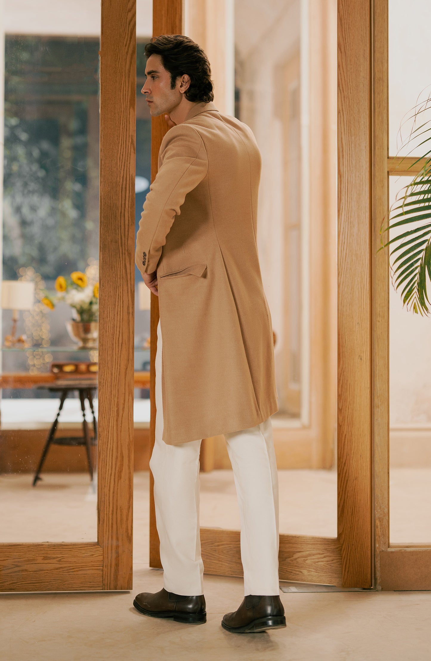 Basic Men Long Coat - SMC710425 - Shop Now at Shahnameh