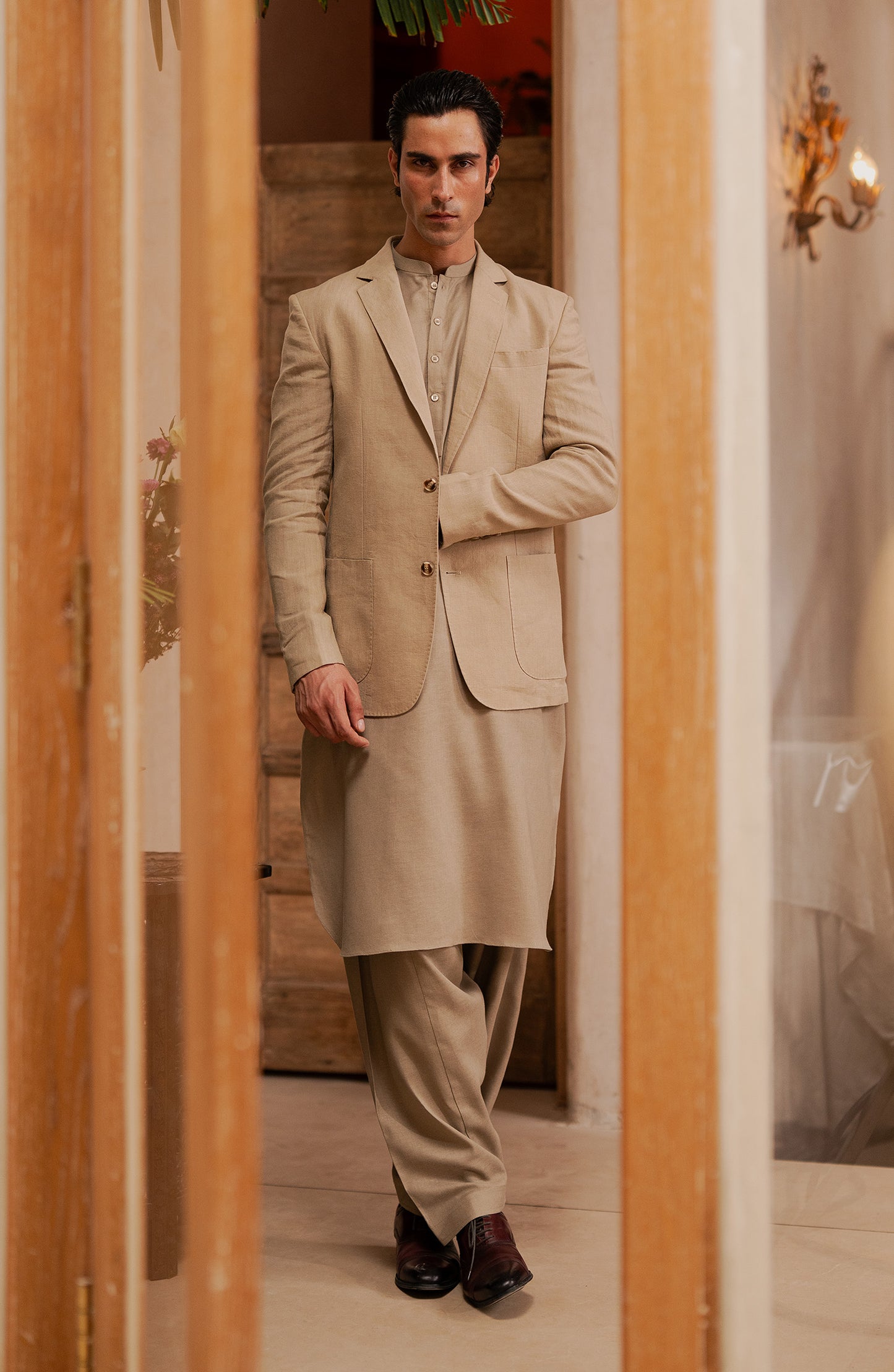 Men's Band Coat - SMC806C225