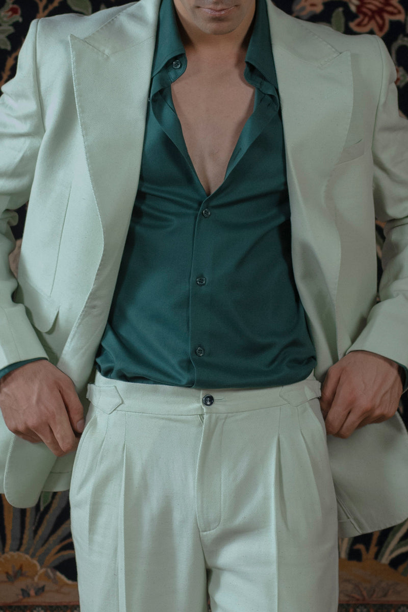 Micro Twill Cotton Blazer - SMC932126