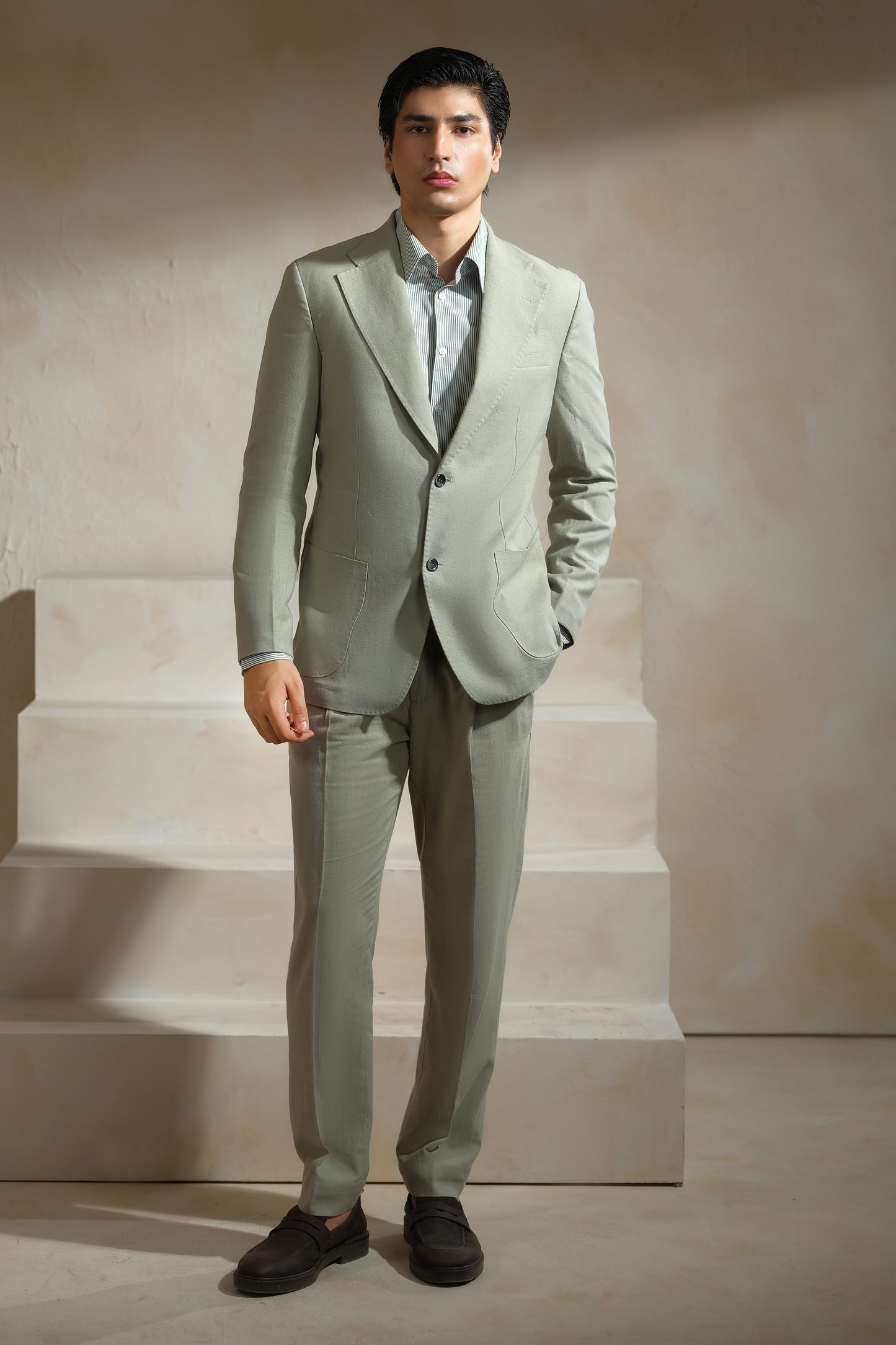 Notch Lapel Coat - SMJ904126