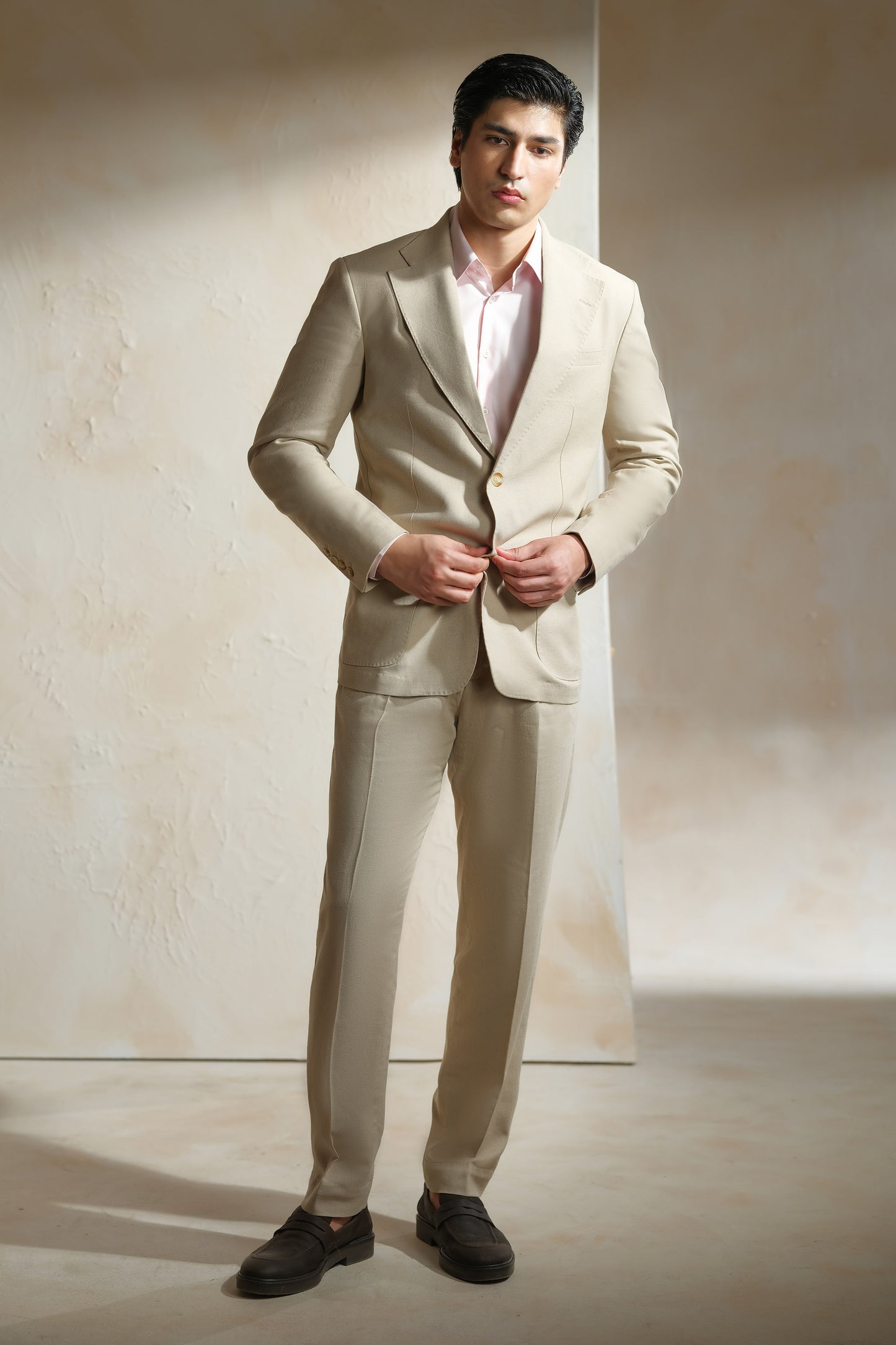 Notch Lapel Coat - SMJ908126