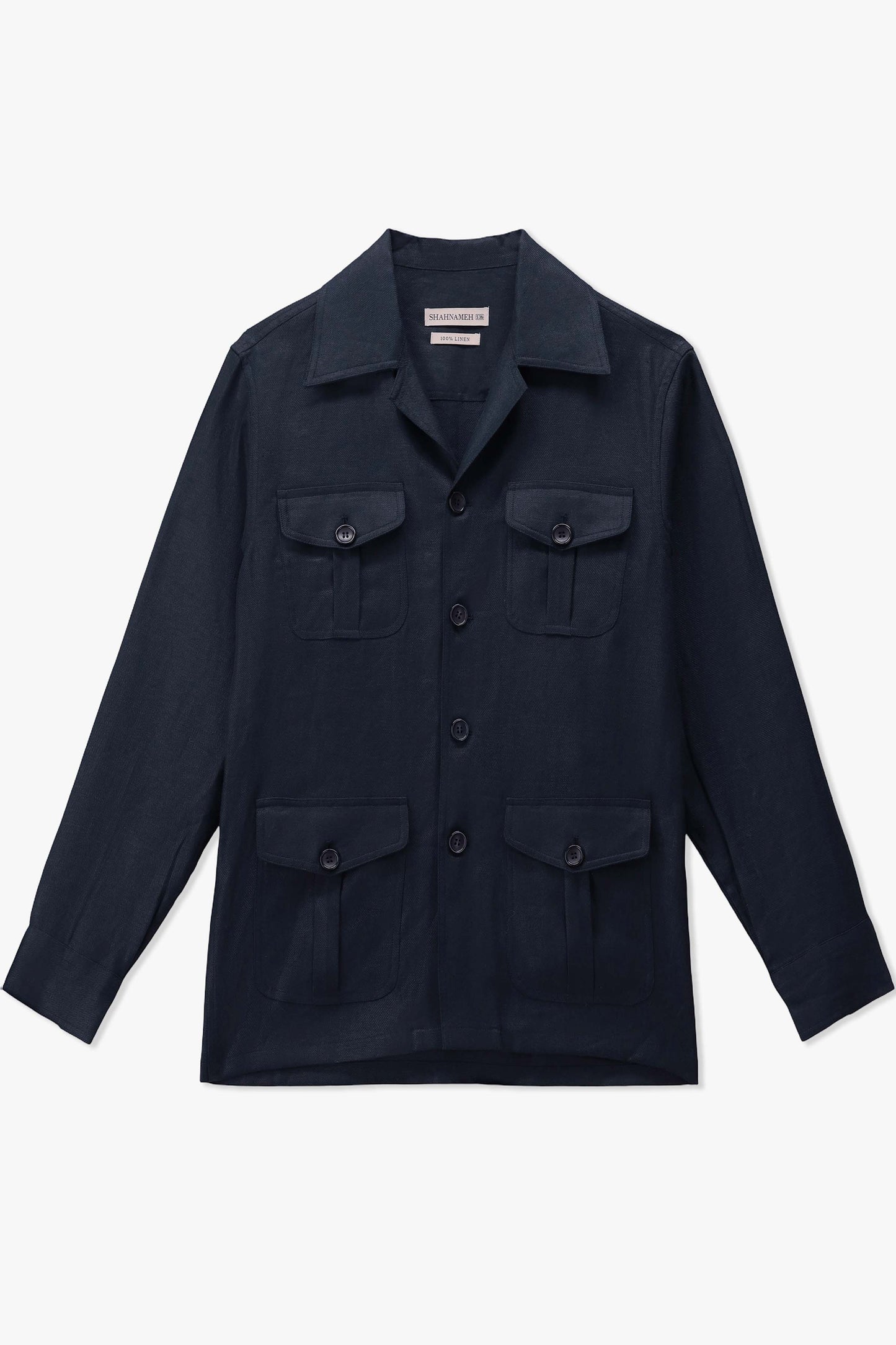 Linen Safari Shacket - SMJ914126