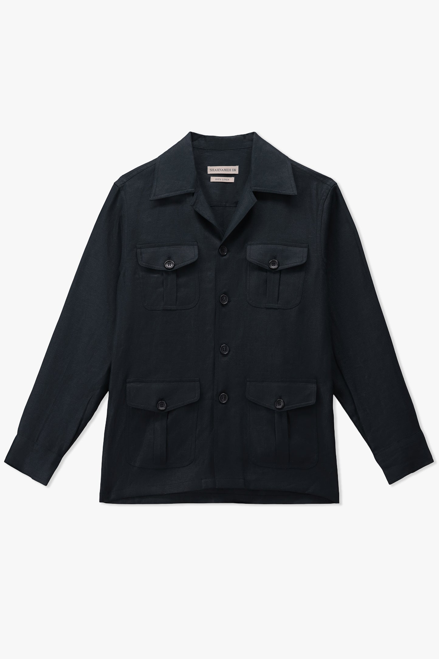 Linen Safari Shacket - SMJ914126