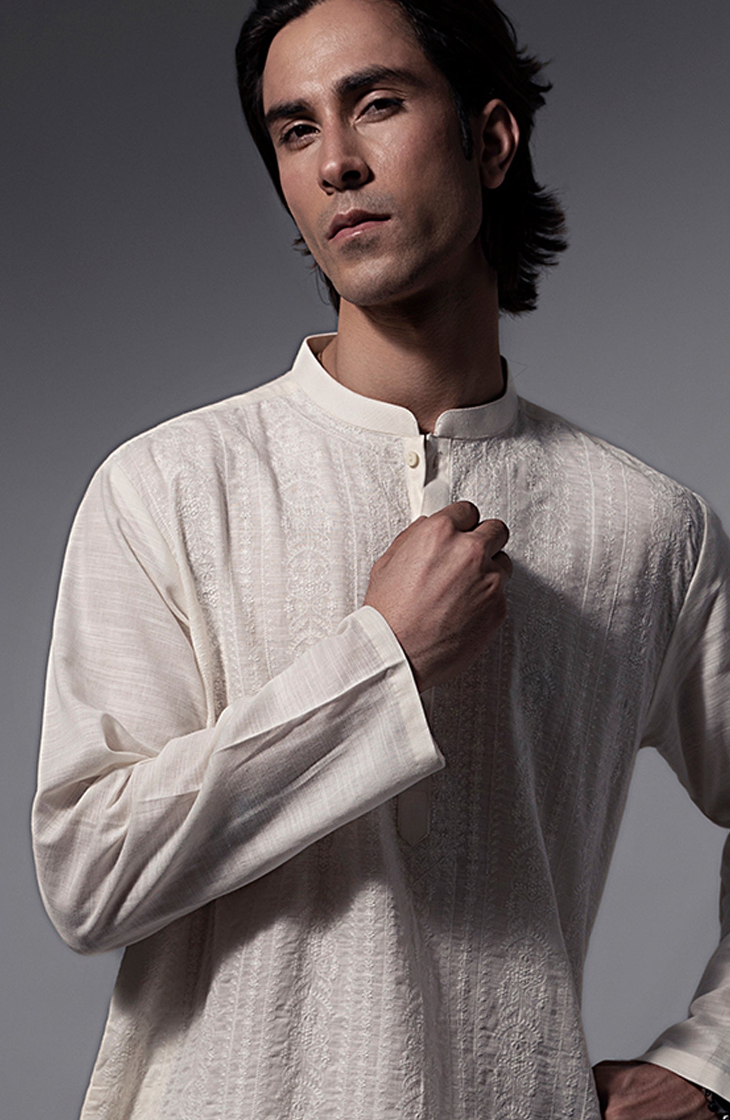 Mens Embroidered Kurta - Shop Now at Shahnameh