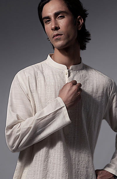 Mens Embroidered Kurta - Shop Now at Shahnameh