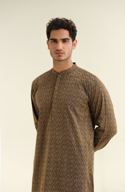 Men's s Embroidered Kurta