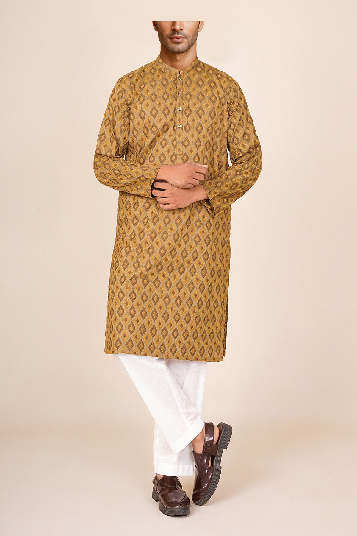 Men's Lawn Embroidered Kurta