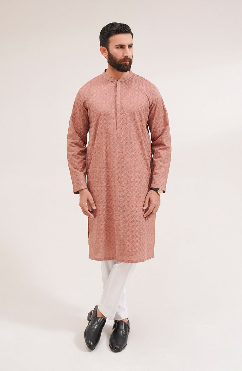 Men's Embroidered Kurta - Shop Now at Shahnameh