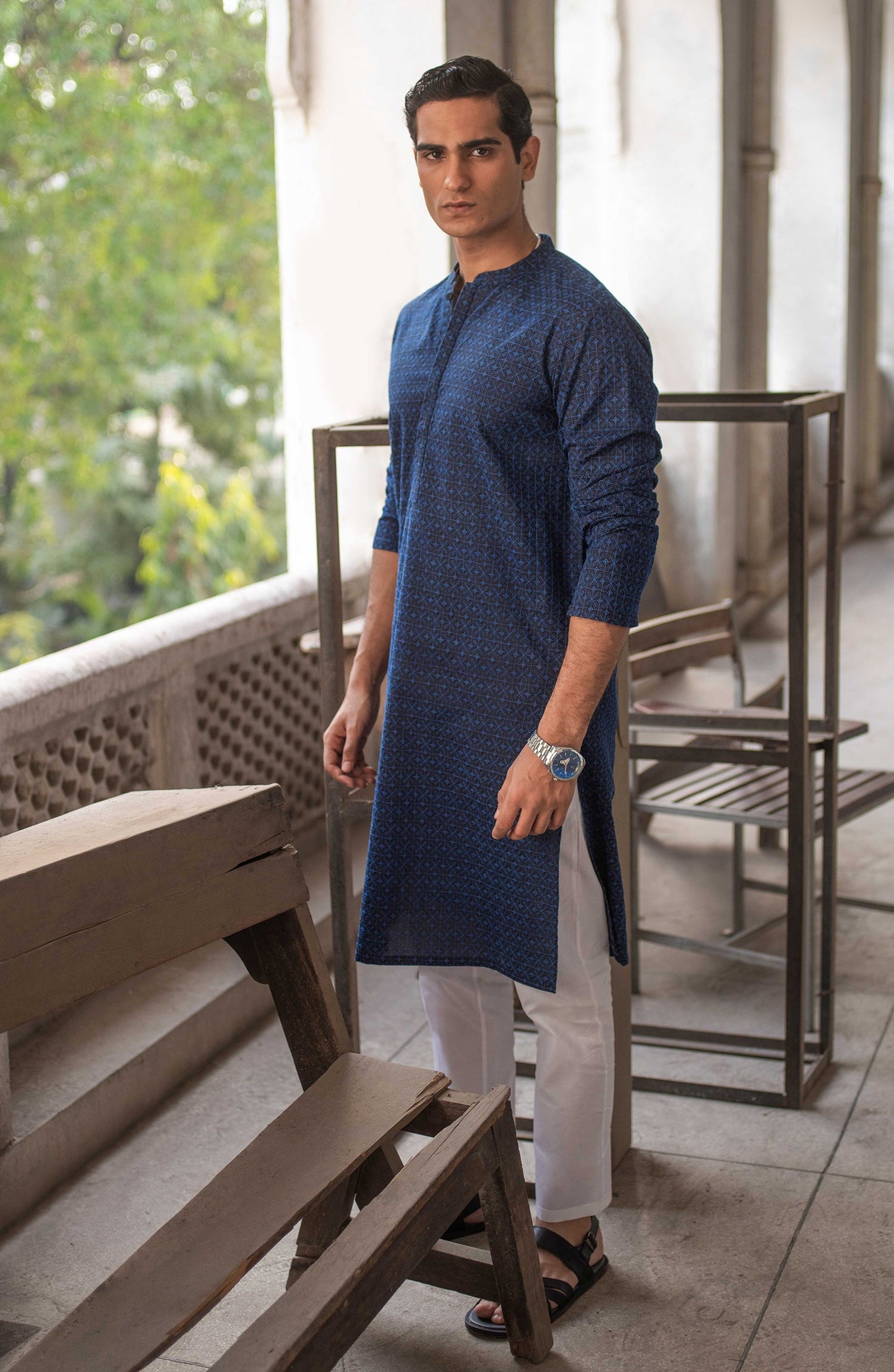 Men's Lawn Embroidered Kurta