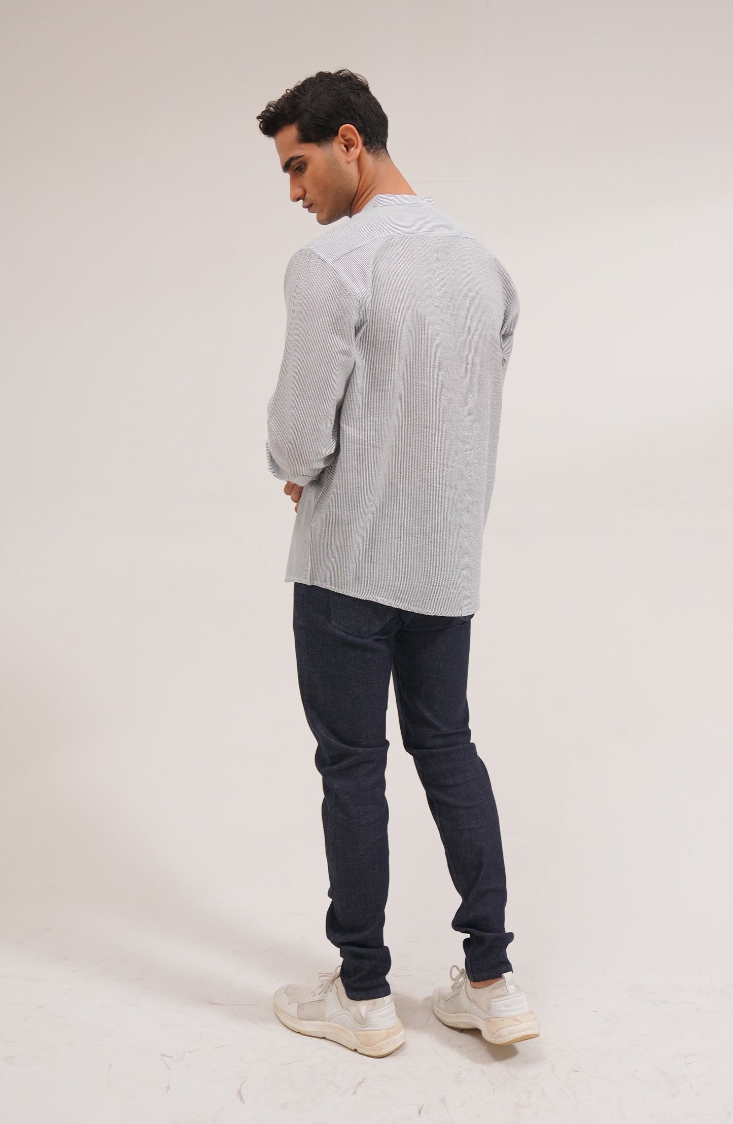 Men's Cotton Linen Shirt-Regular Fit