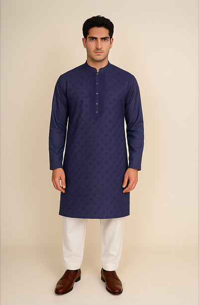 Men's Front Embroiderd Kurta