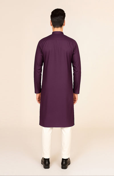 Men's Front Embroidered Kurta - SMK809225