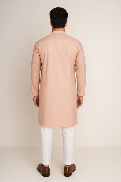 Men's Front Embroidered Kurta