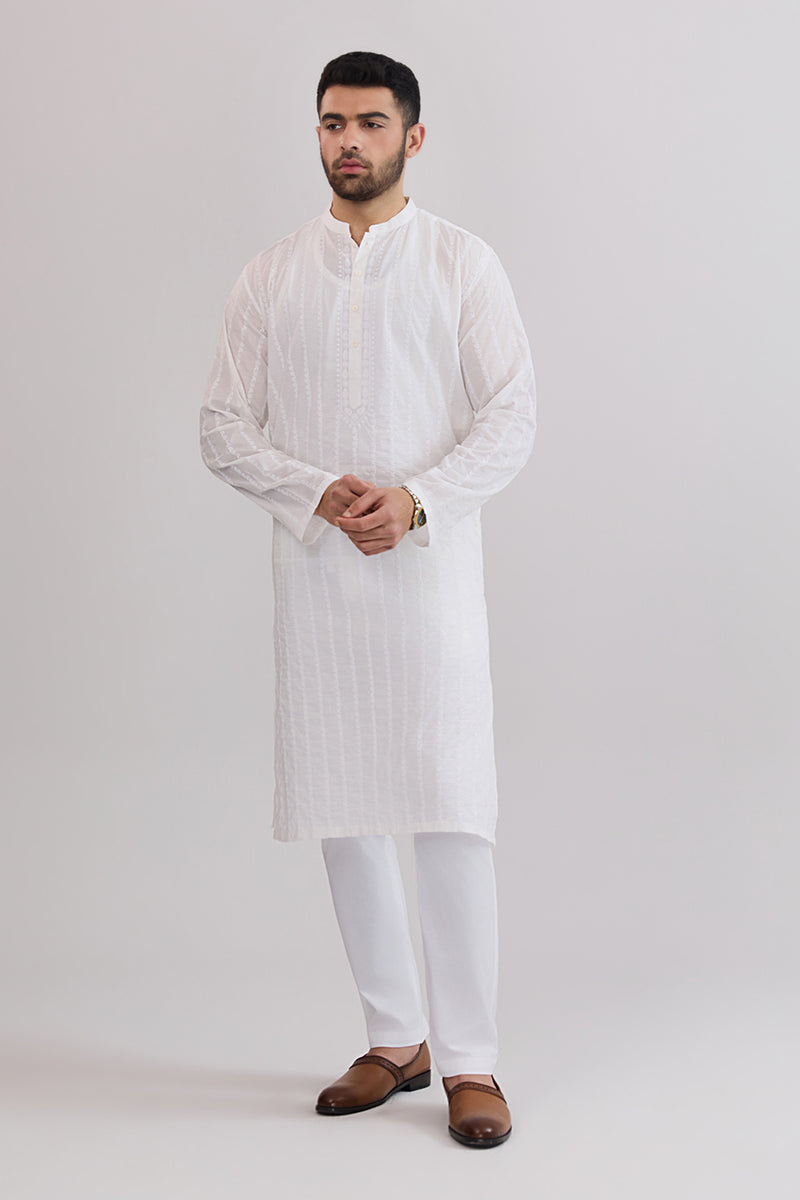 Chikankari Embroidered Kurta - SMK819225