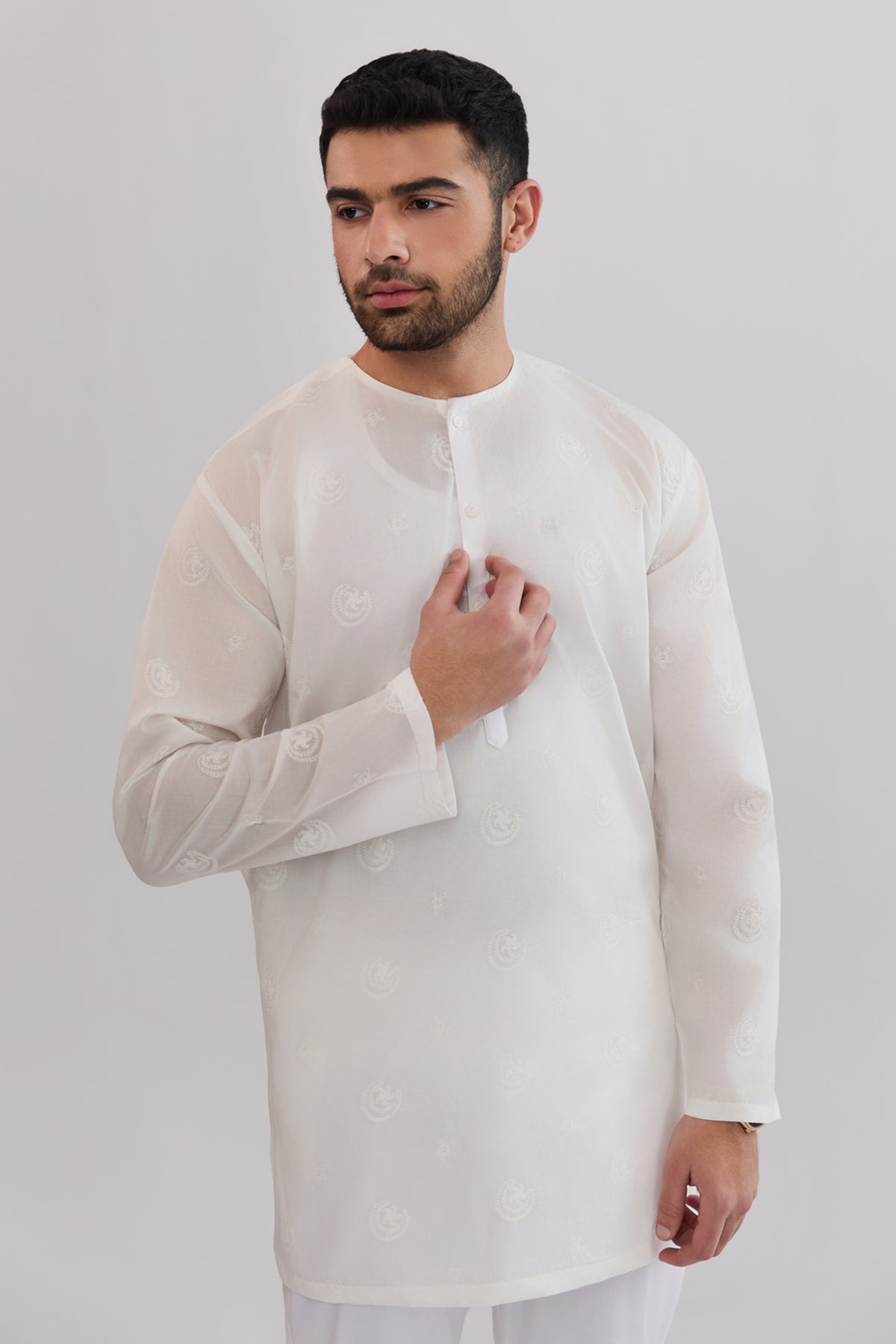 Men Embroidered Kurta - SMK829225 - Shop Now at Shahnameh