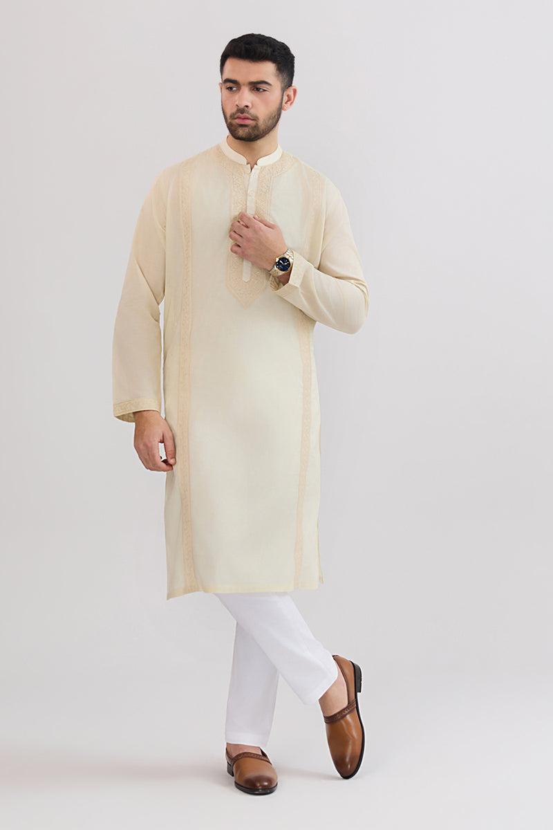 Chikankari Embroidered Kurta - SMK833225