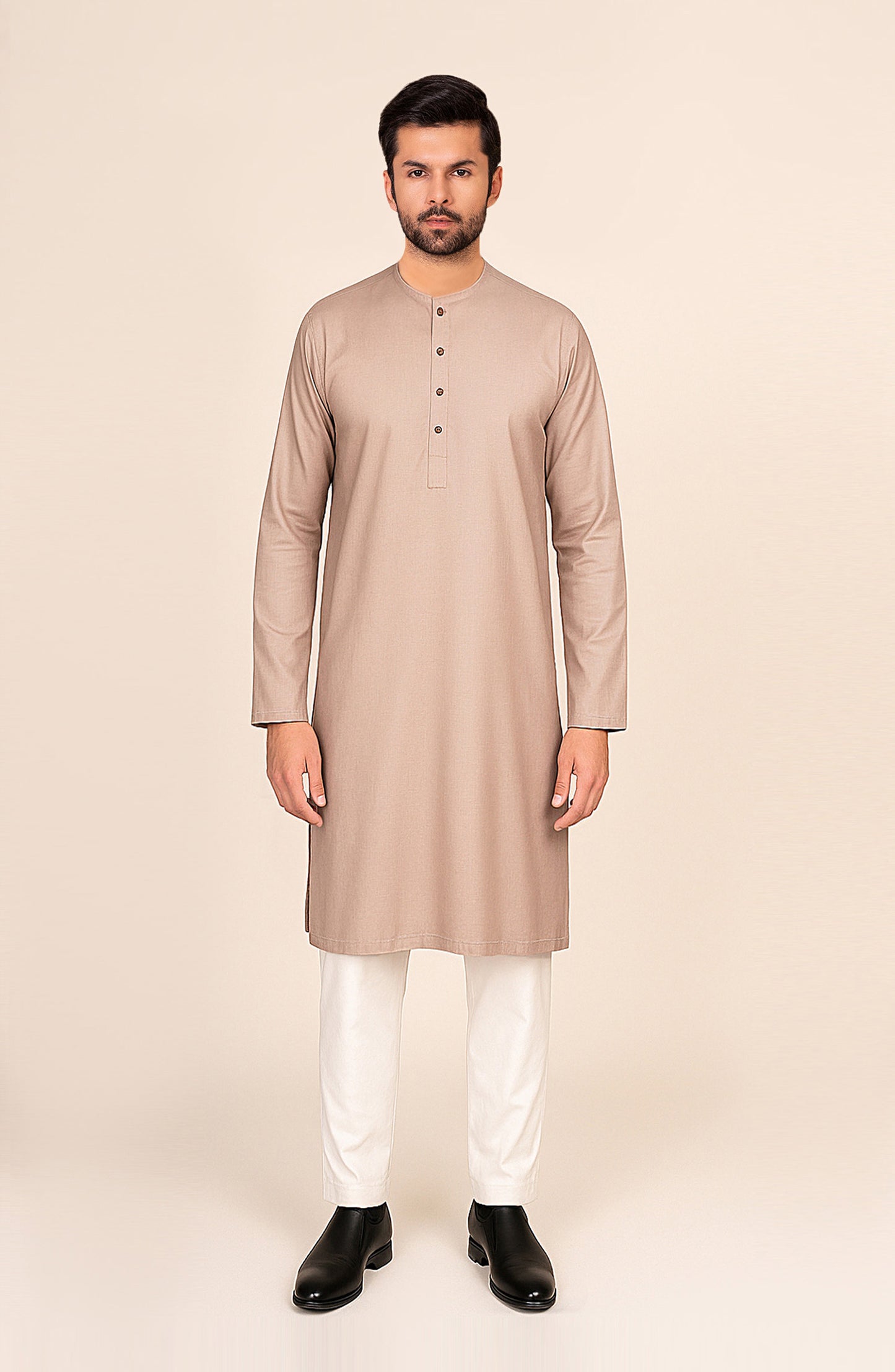 Men's Round Binding Kurta - SMK834225