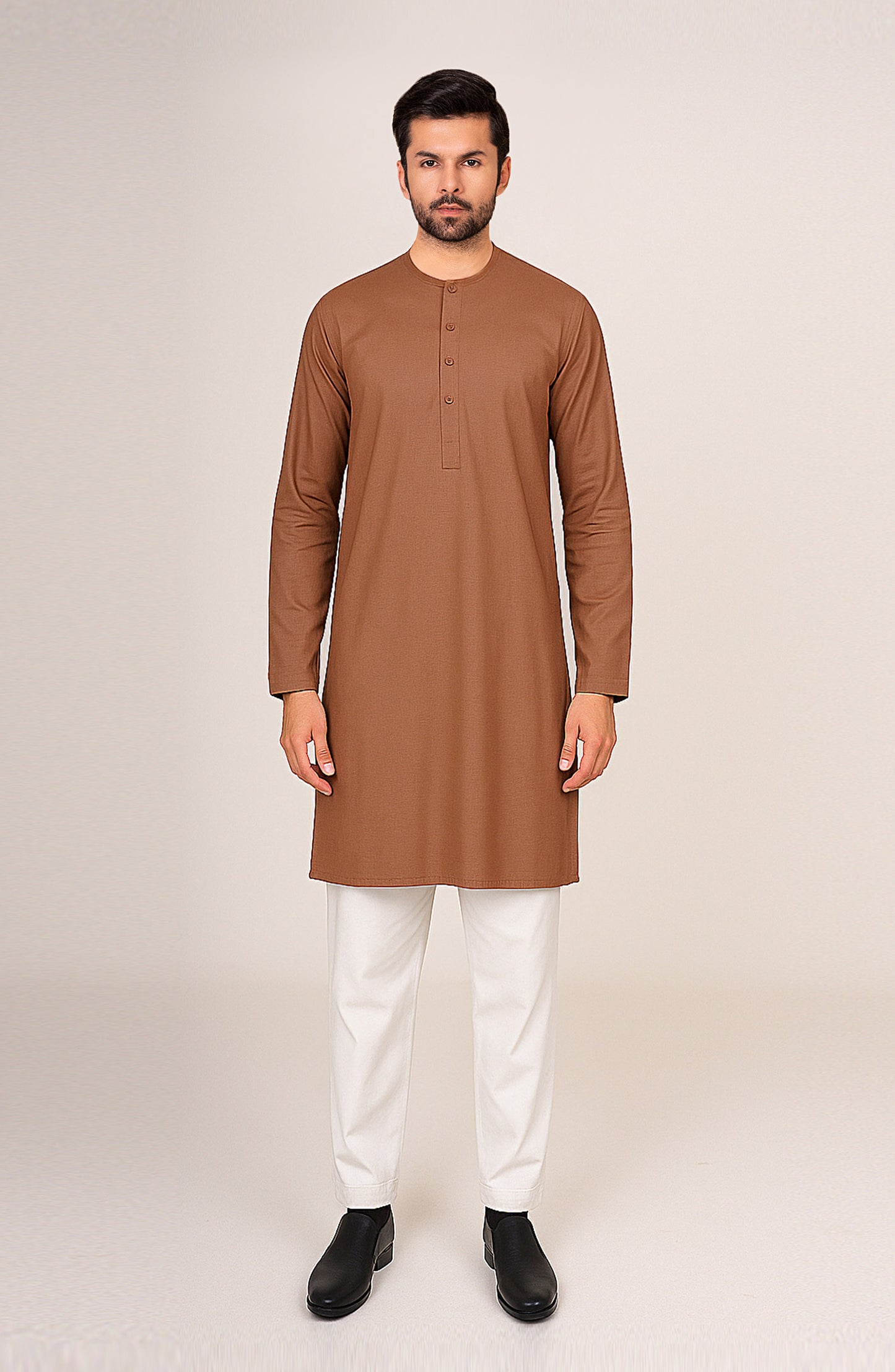 Men's Round Binding Kurta - SMK835225