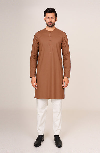 Men's Round Binding Kurta - SMK835225