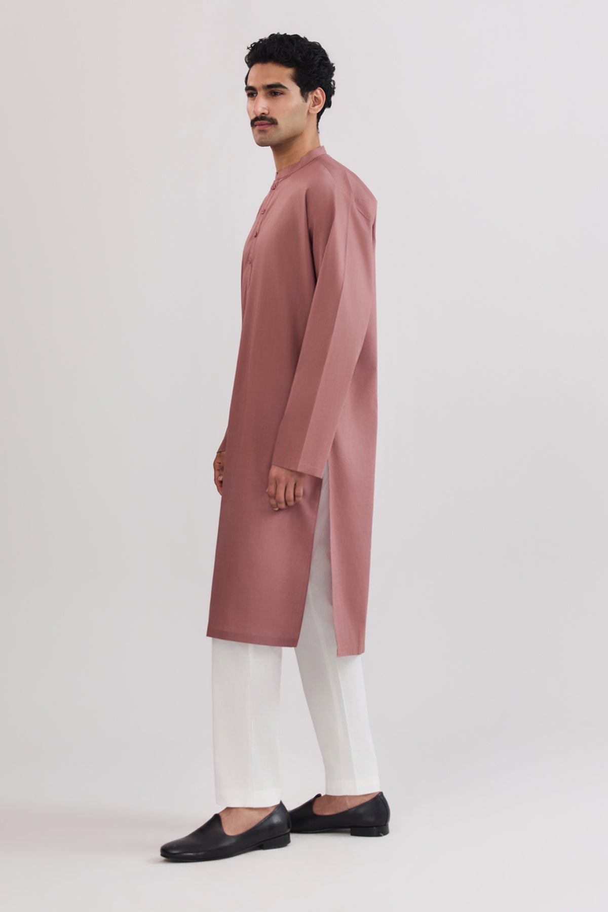 Men Band Collar Kurta - SMK836225 - Shop Now at Shahnameh