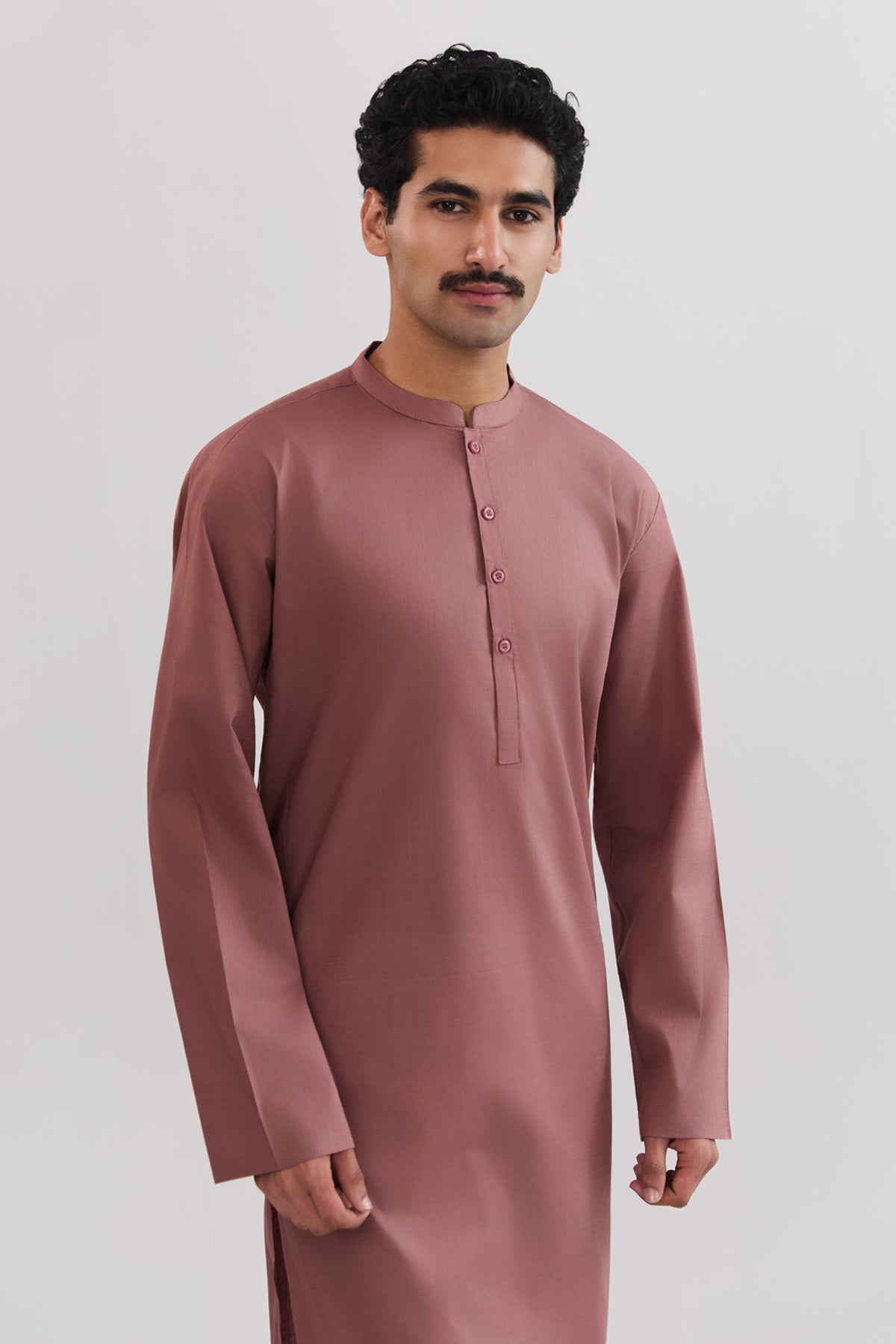 Men Band Collar Kurta - SMK836225 - Shop Now at Shahnameh