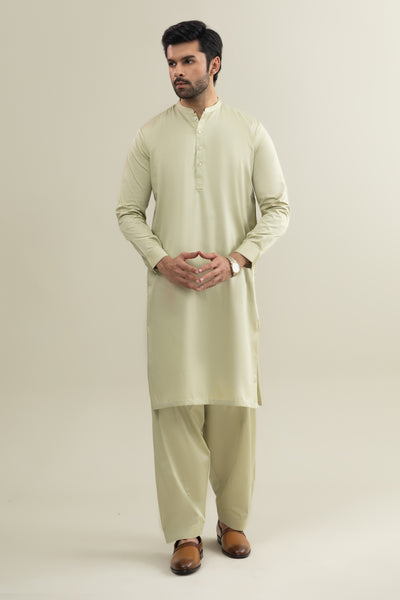 Band Collar Suit - SMS238425