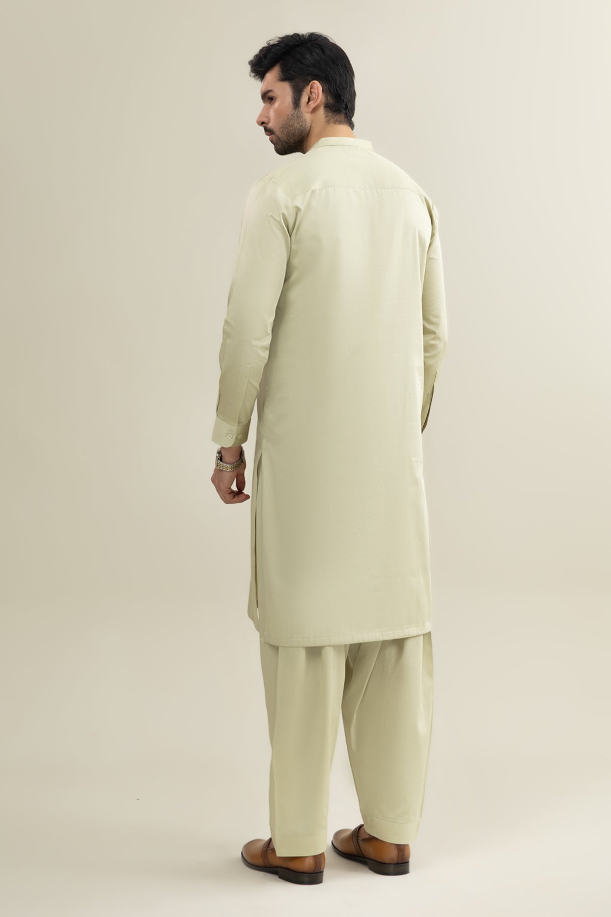 Band Collar Suit - SMS238425