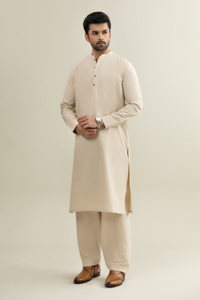 Band Collar Suit - SMS201425