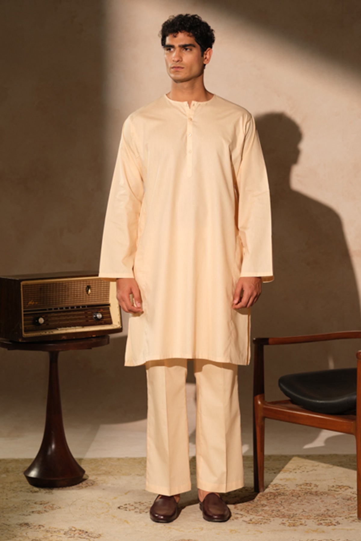 Ali Garh Suit In Cotton Poplin - SMS203126