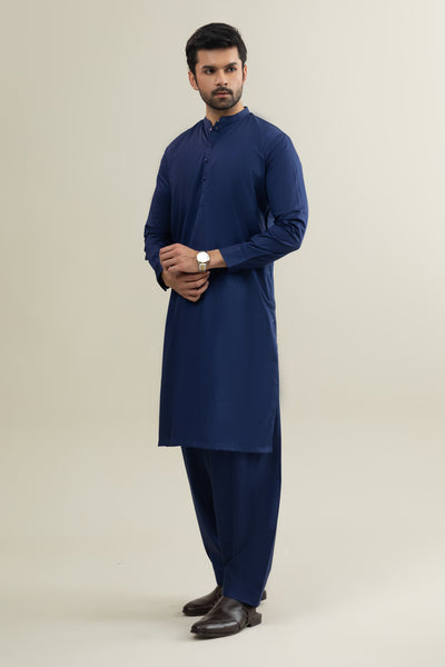 Band Collar Suit - SMS212425