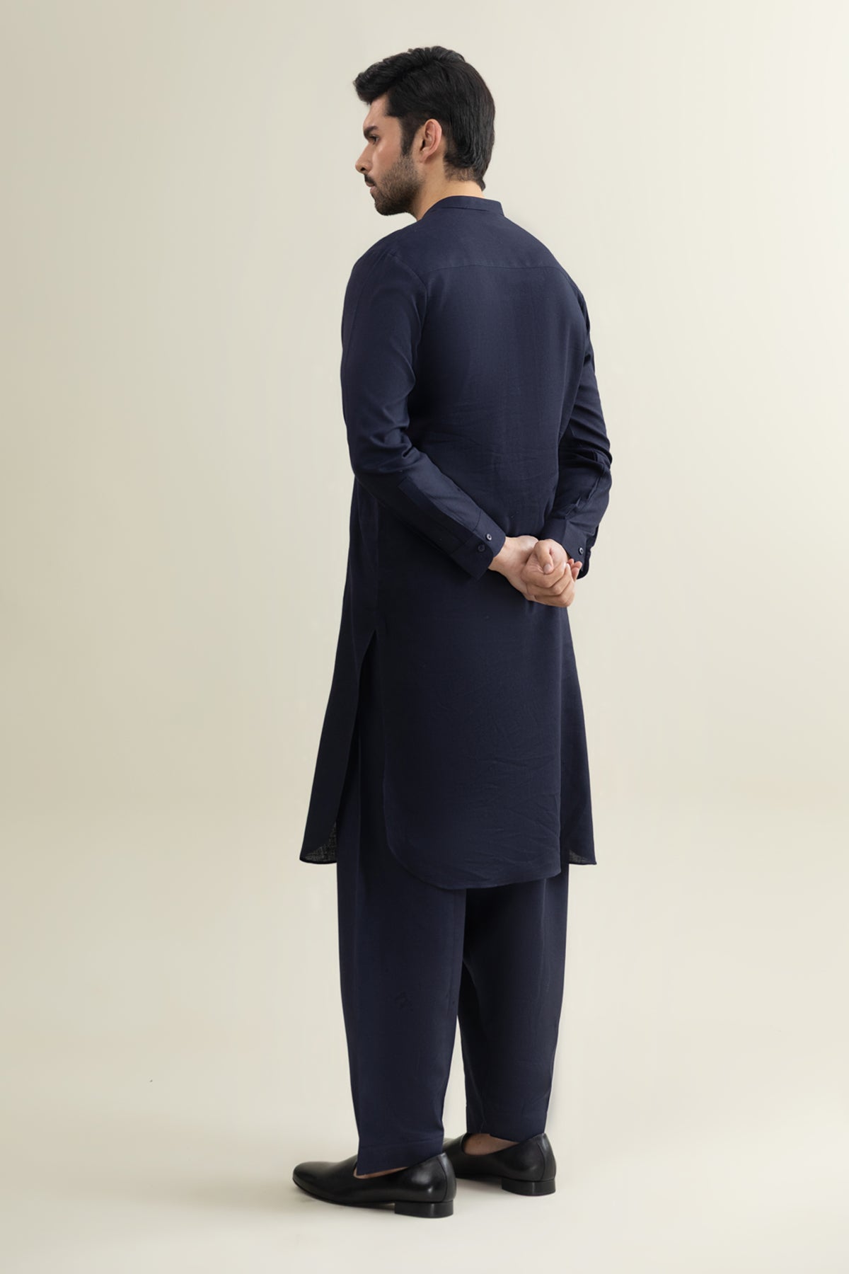 Band Collar Suit - SMS212425