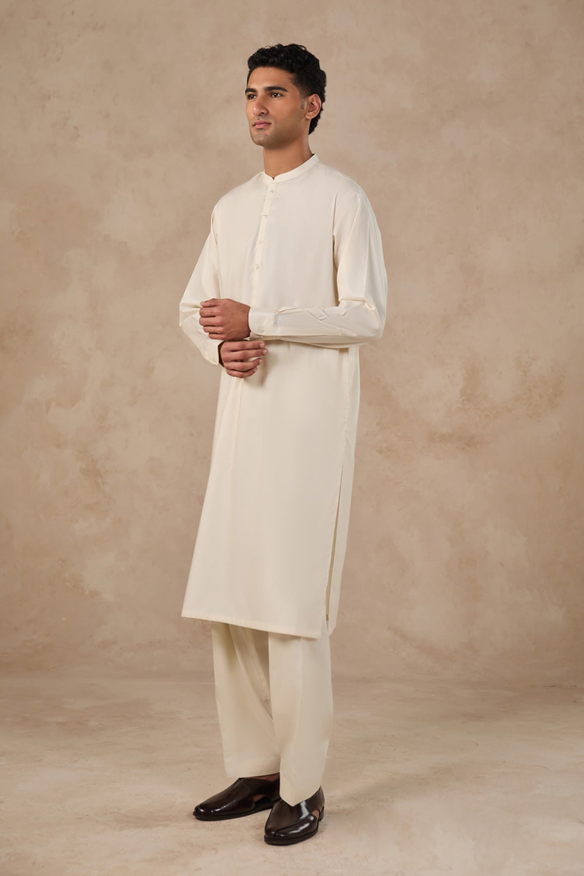 Awami Suit In Pima Cotton - SMS231126 - Shop Now at Shahnameh