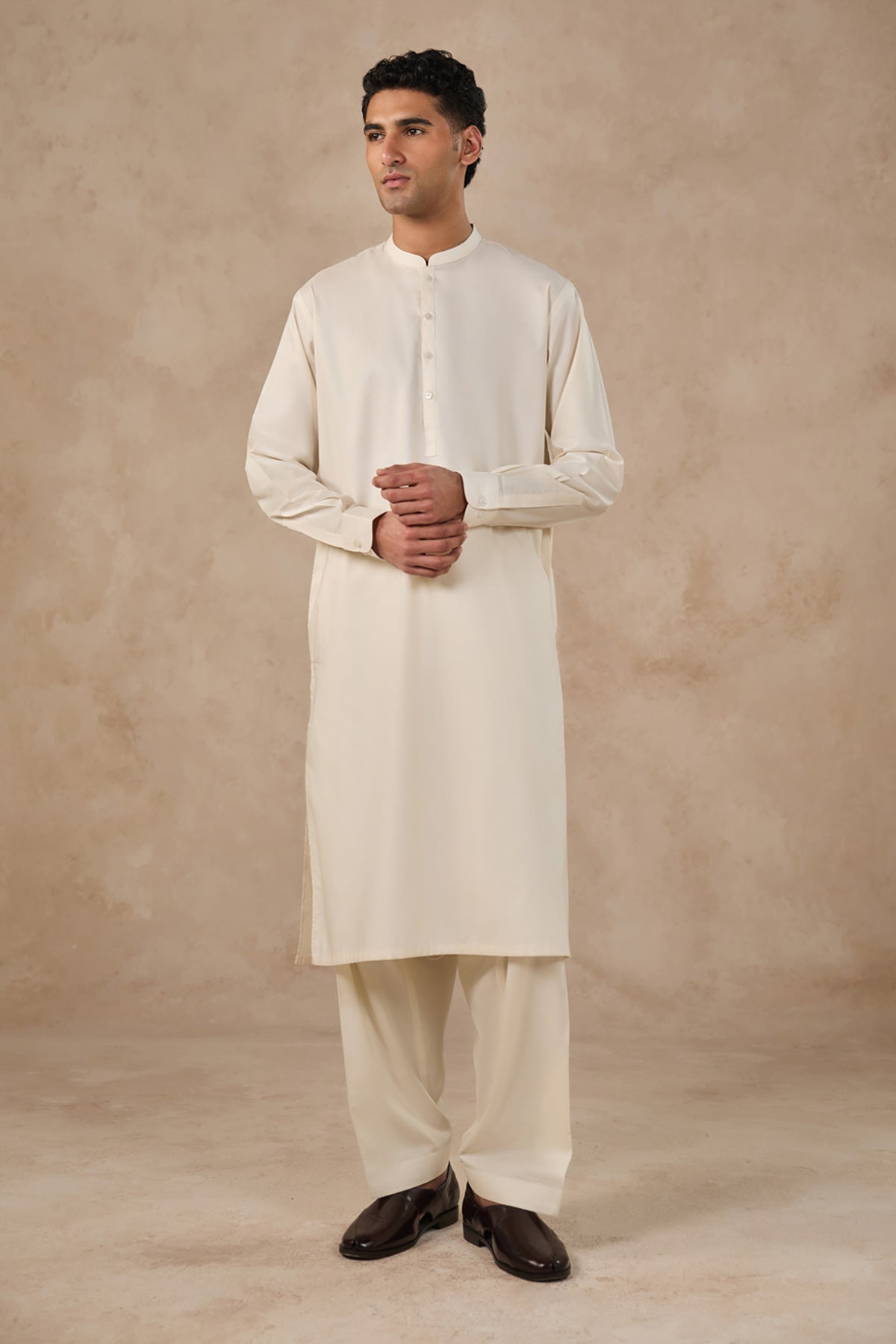 Awami Suit In Pima Cotton - SMS231126 - Shop Now at Shahnameh