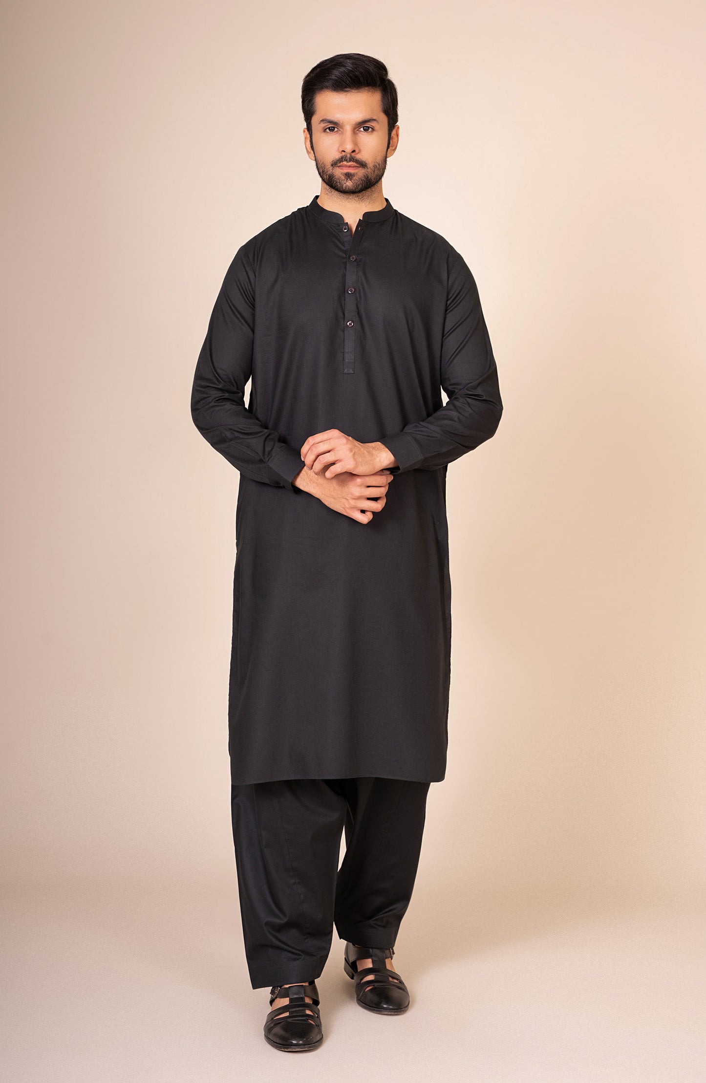 Pima Cotton Dobby Premium Suit - SMS232425