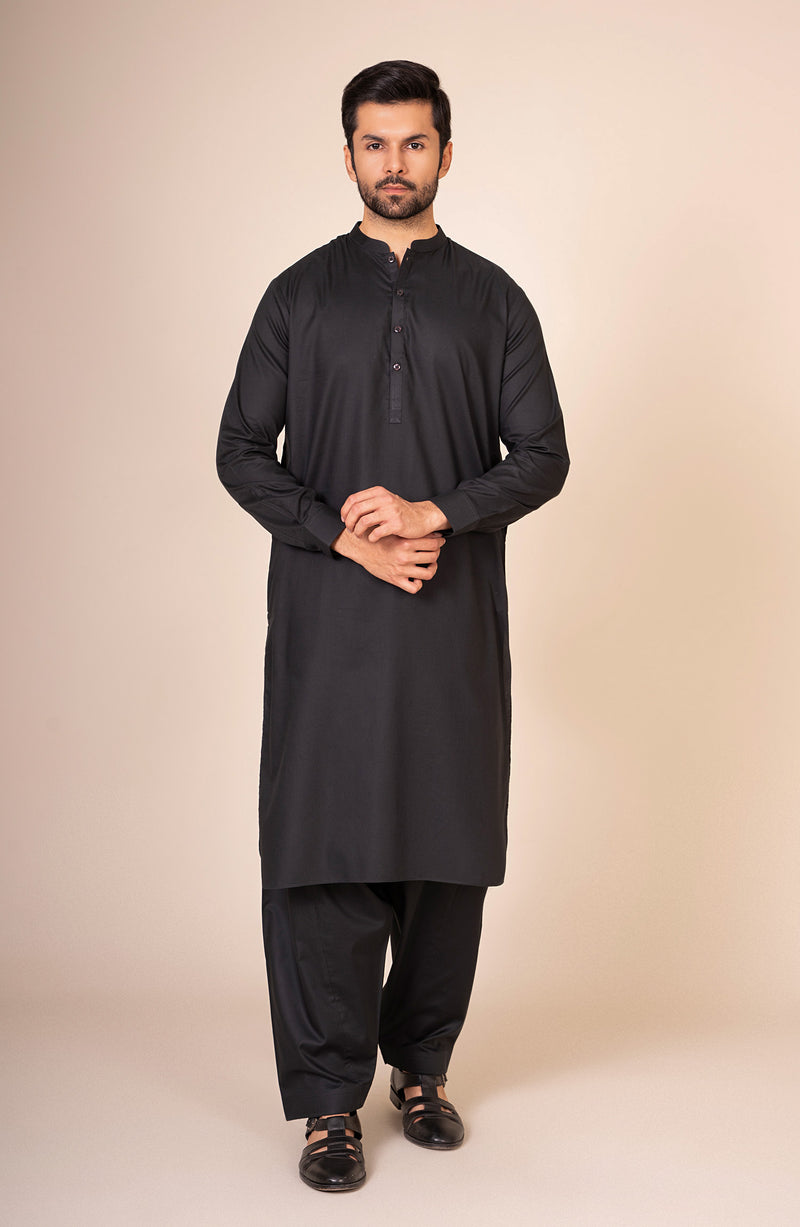 Pima Cotton Dobby Premium Suit - SMS232425 - Shop Now at Shahnameh