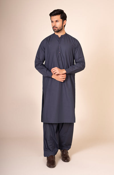 Pima Cotton Dobby Premium Suit - SMS233425