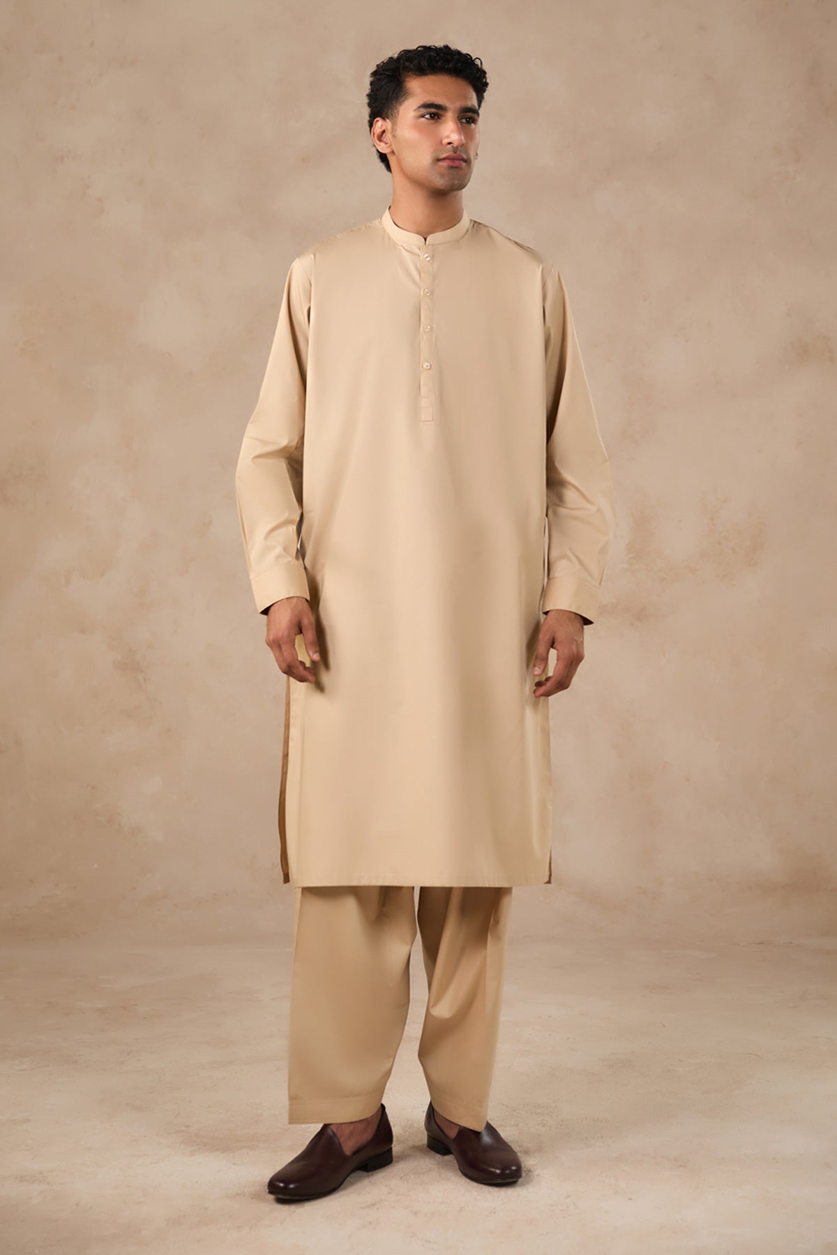 Awami Suit In Pima Cotton - SMS234126