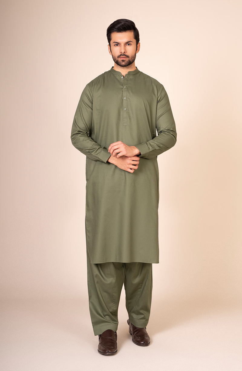 Pima Cotton Dobby Premium Suit - SMS234425 - Shop Now at Shahnameh