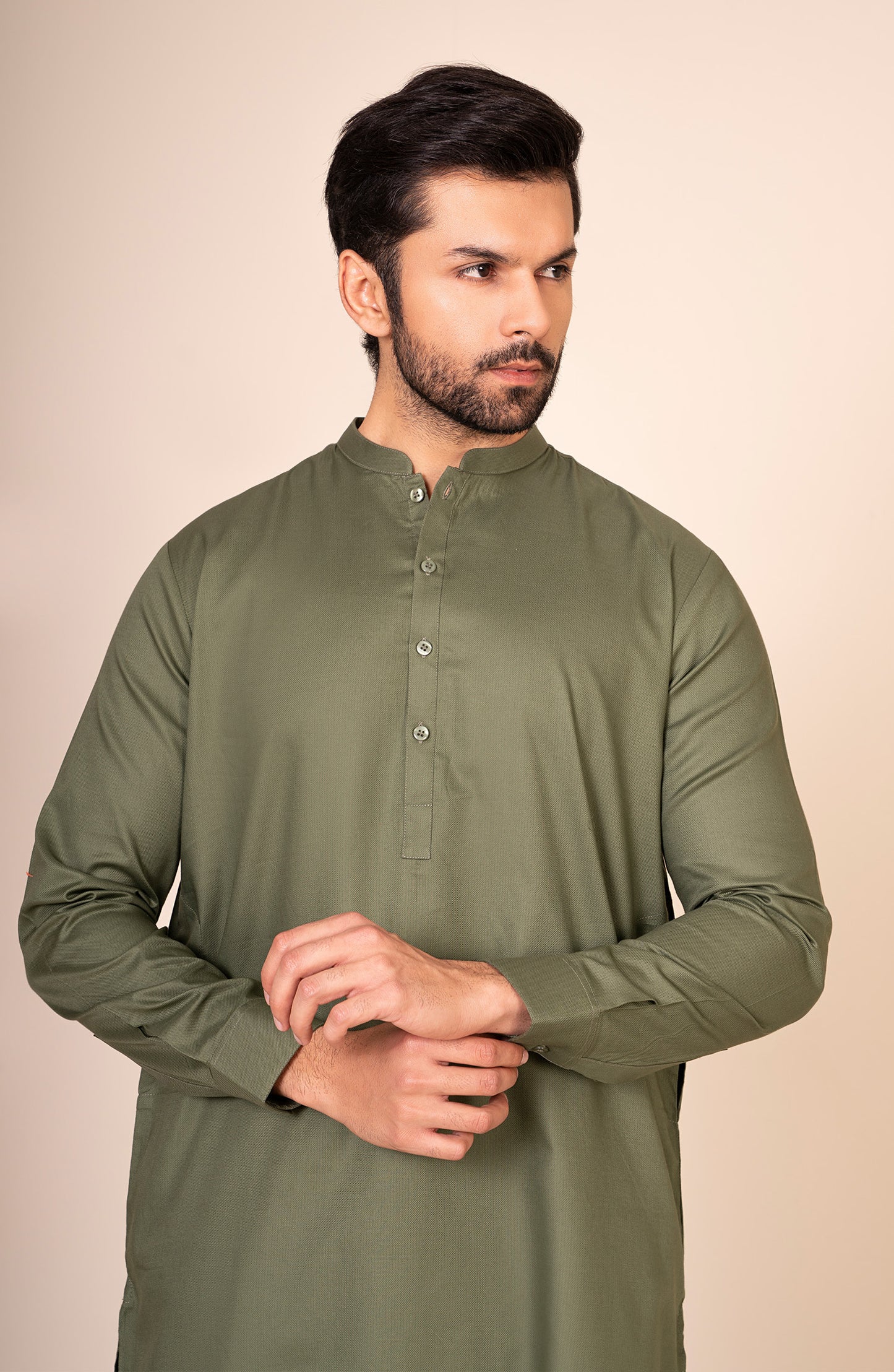 Pima Cotton Dobby Premium Suit - SMS234425