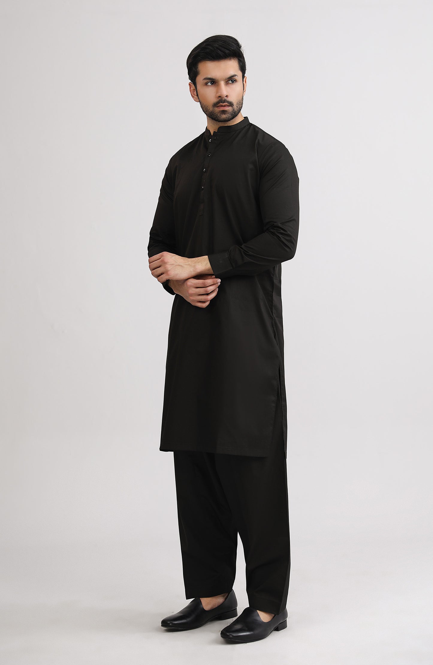 Band Collar Suit - SMS235425