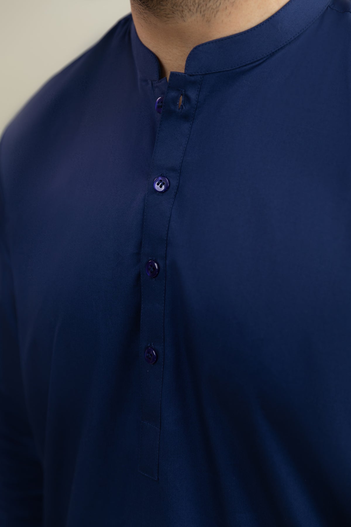 Band Collar Suit - SMS236425